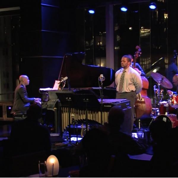 Aaron Diehl Trio with Warren Wolf in performance at Jazz at Lincoln Center
