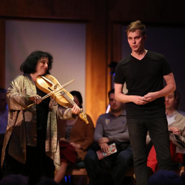 Boston Camerata in performance for The Night's Tale