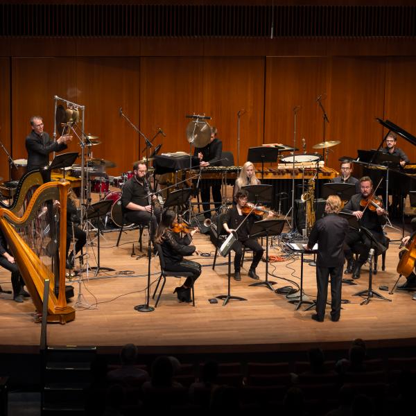 Members of the Grossman Ensemble performance photo