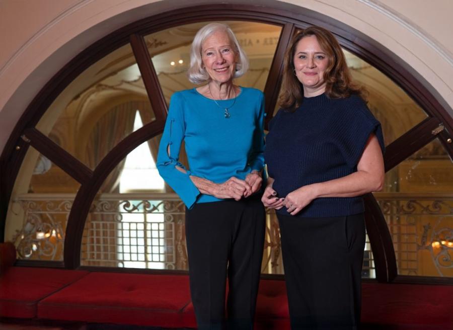 Barbara Schubert and Sarah Curran